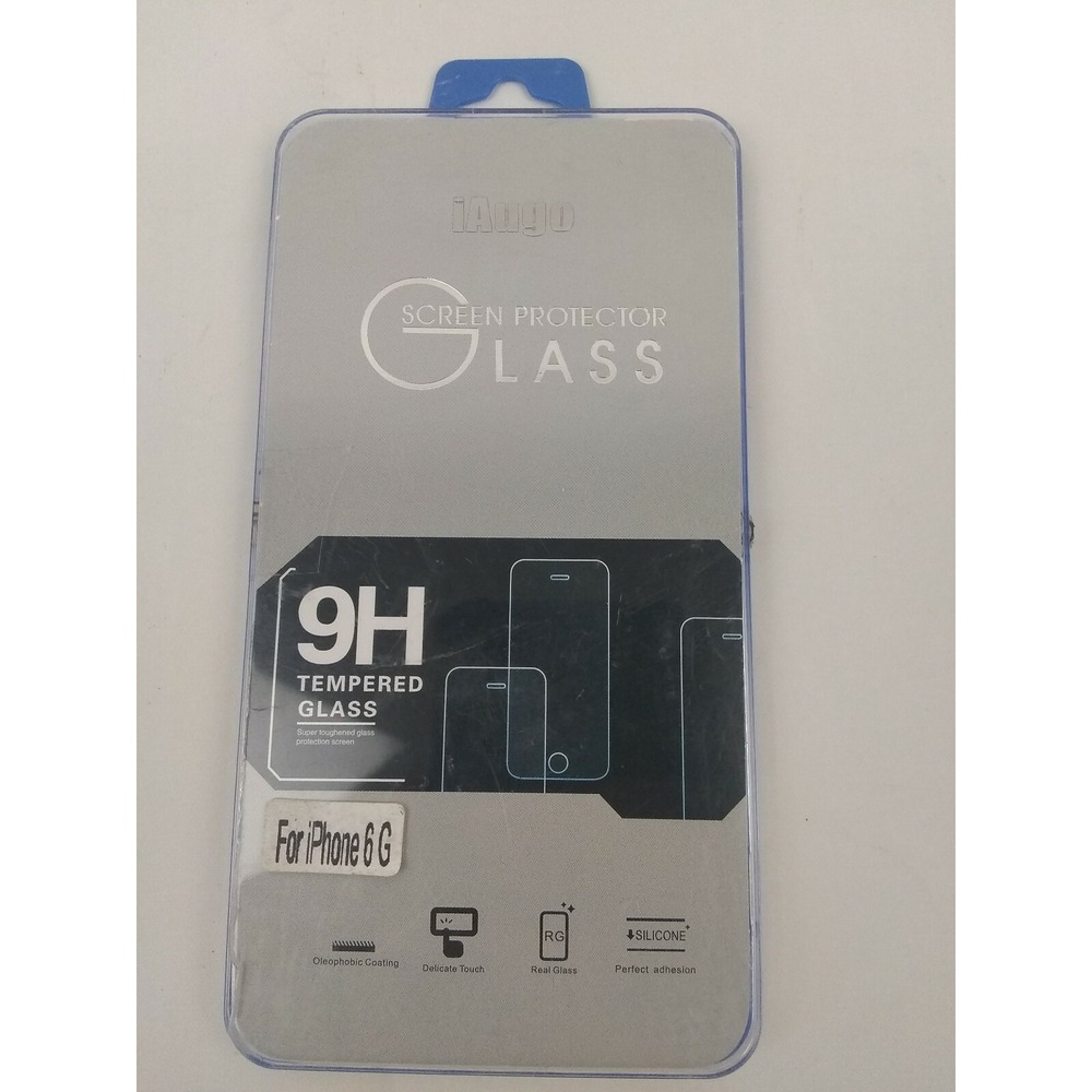 iAugo 9H Tempered Glass Screen Protector for iPhone 6 Clear Anti-Scratch 0.3mm